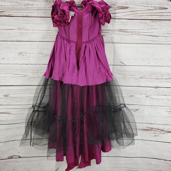 Gunne Sax by Jessica McClintock Magenta Victorian Formal Prom Dress Size 5 - Picture 16 of 16